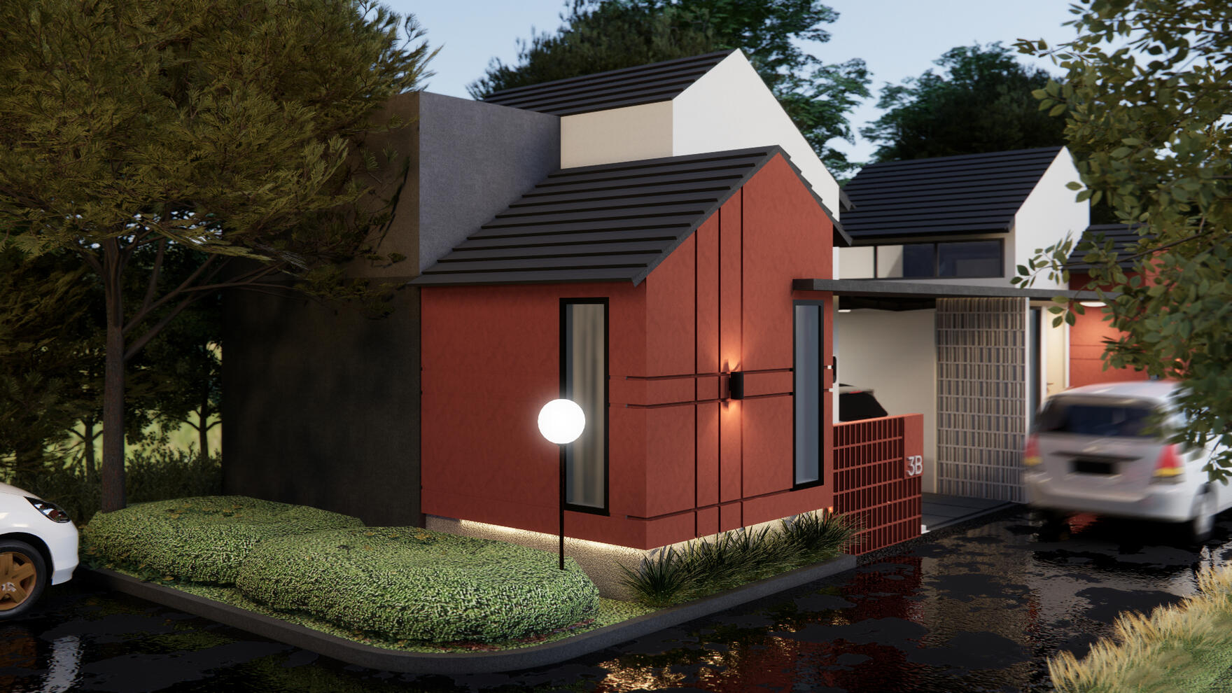 Exterior perspective